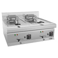 Electric Double Deep Fryer - 10+10 Liter - 18 KW