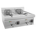 Electric Double Deep Fryer  - 10+10 Liter - 18 Kw