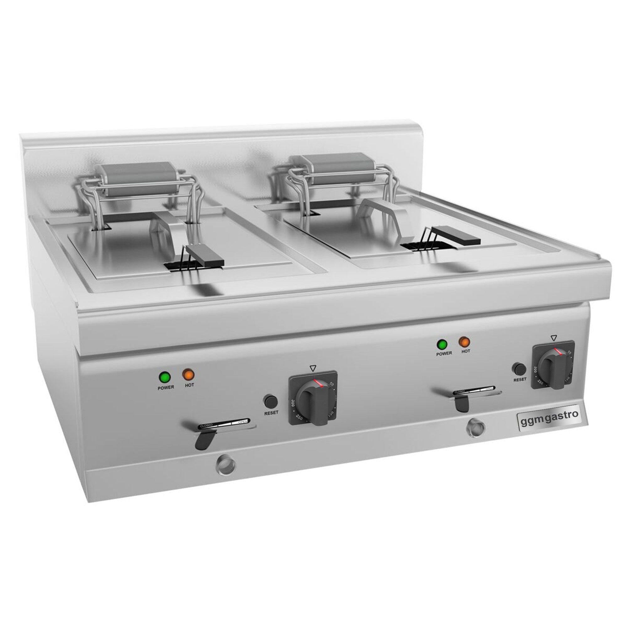 Electric Double Deep Fryer  - 10+10 Liter - 18 Kw