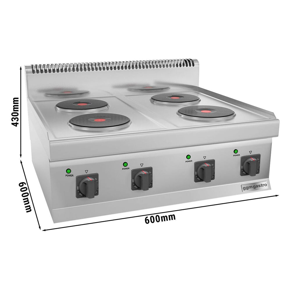 Electric Stove  - 8 kW - 4 round plays