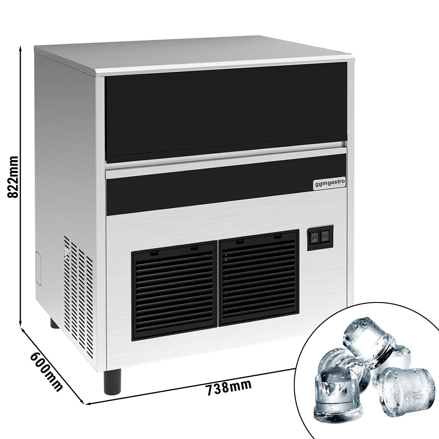Ice Machine - Cylinder- 85 kg / 24 h