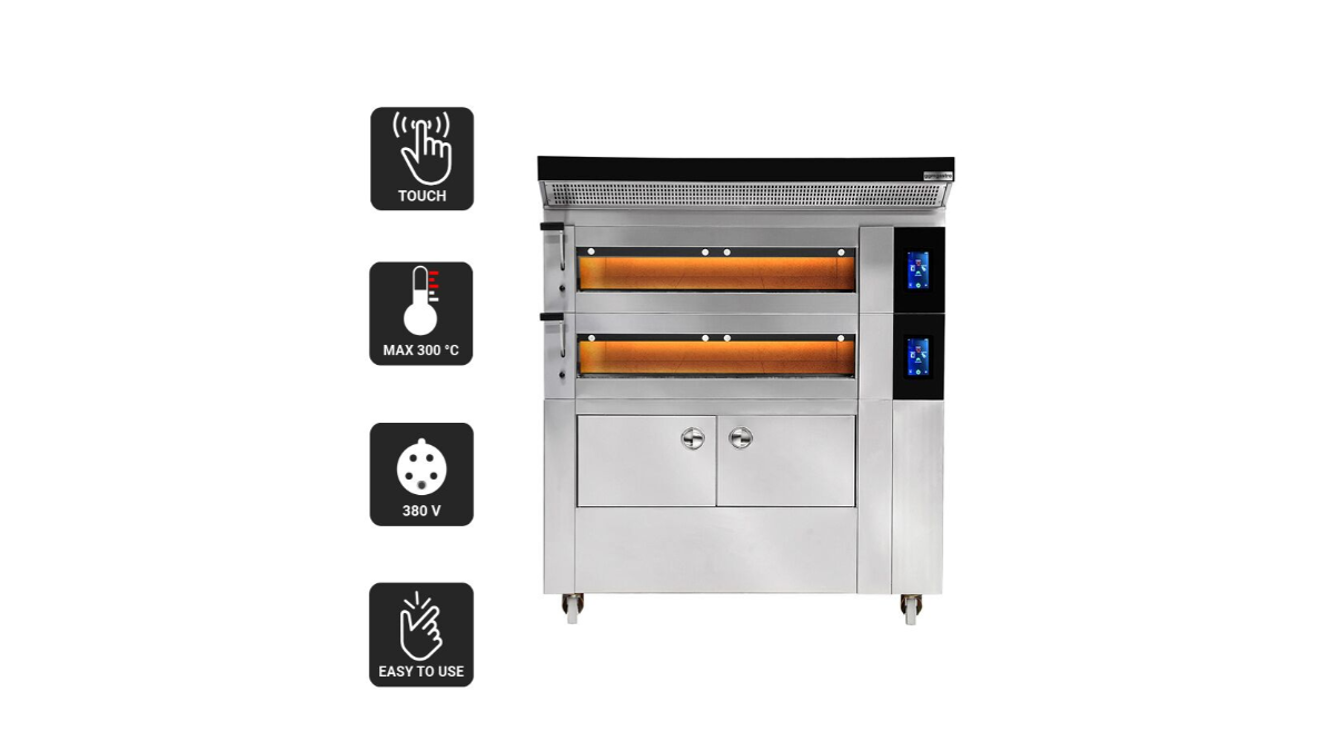 Patisserie Oven - 2 Cooking Hopper - 8x EN 600x400
