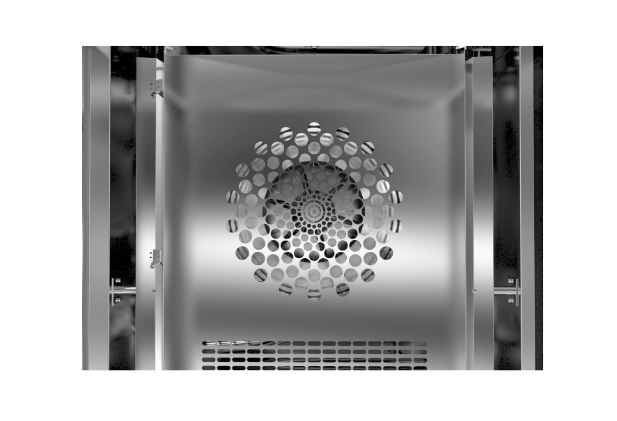 Gasted Combi Furnace - Touch - 40x GN 1/1 - Washing System, Temperature Sensor, Boyler and Internal Shelf