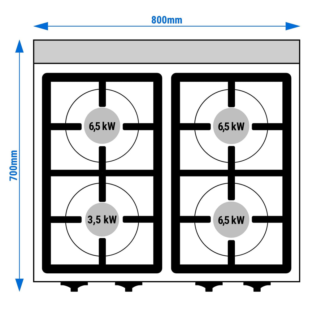 Gas Stove - 23 KW - 4 EYE