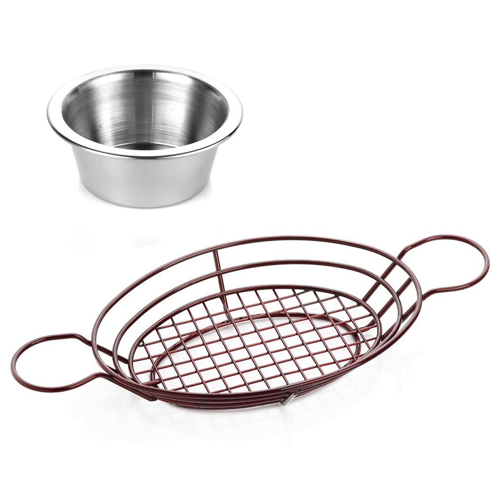 Sauce Snack Basket - Oval - (5 Pieces)