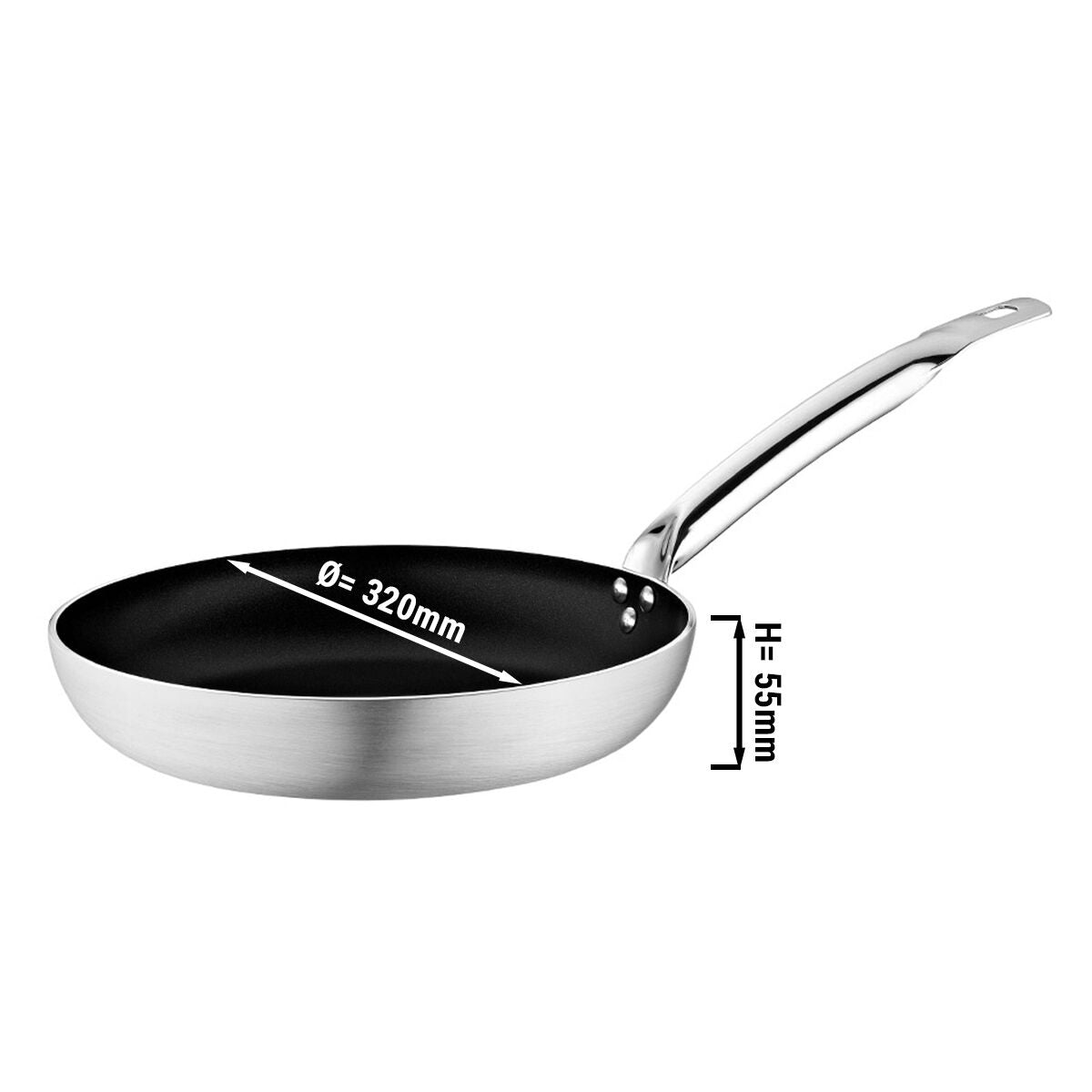 Aluminum Frying Pan - Ø 32 cm