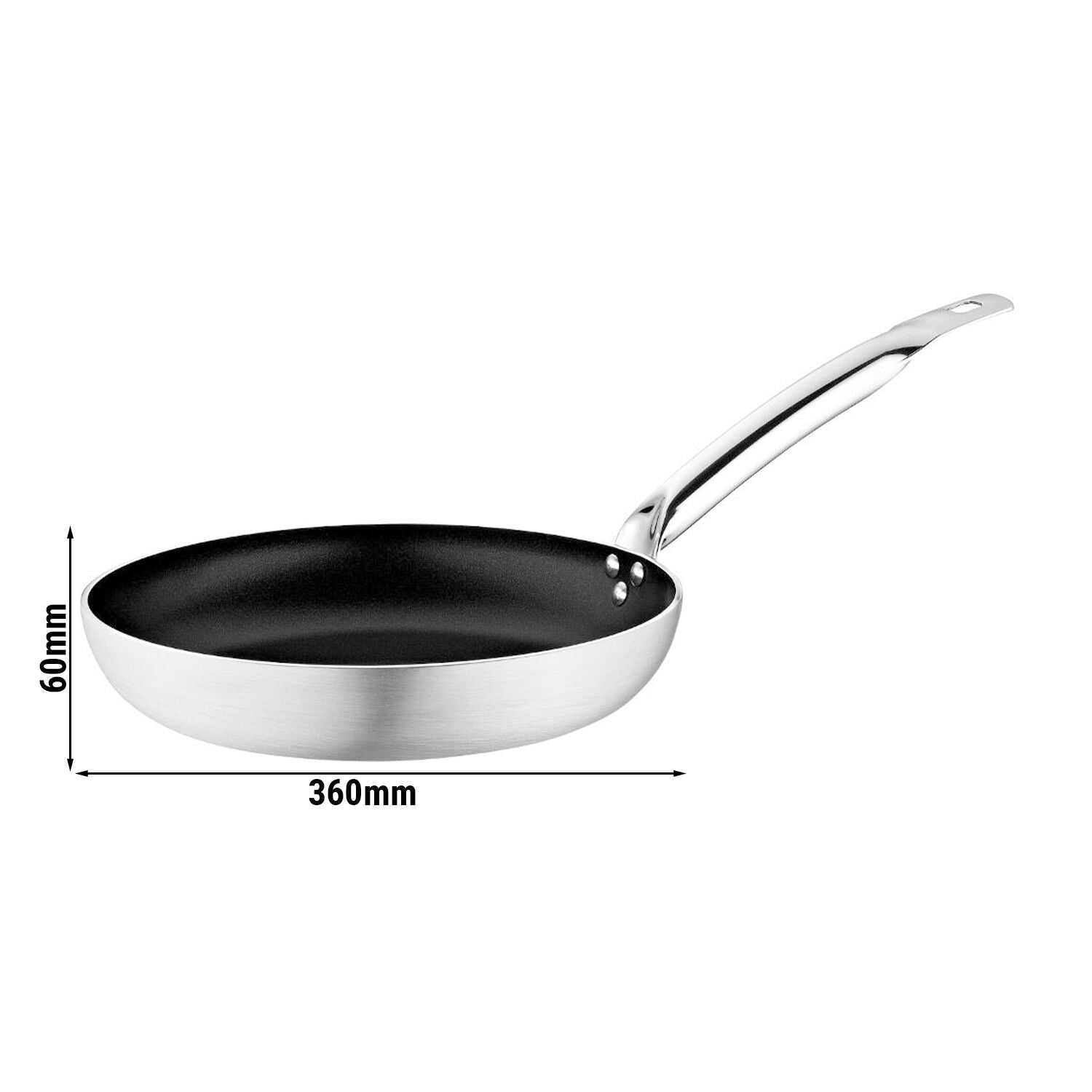 Aluminum Frying Pan - Ø 36 cm