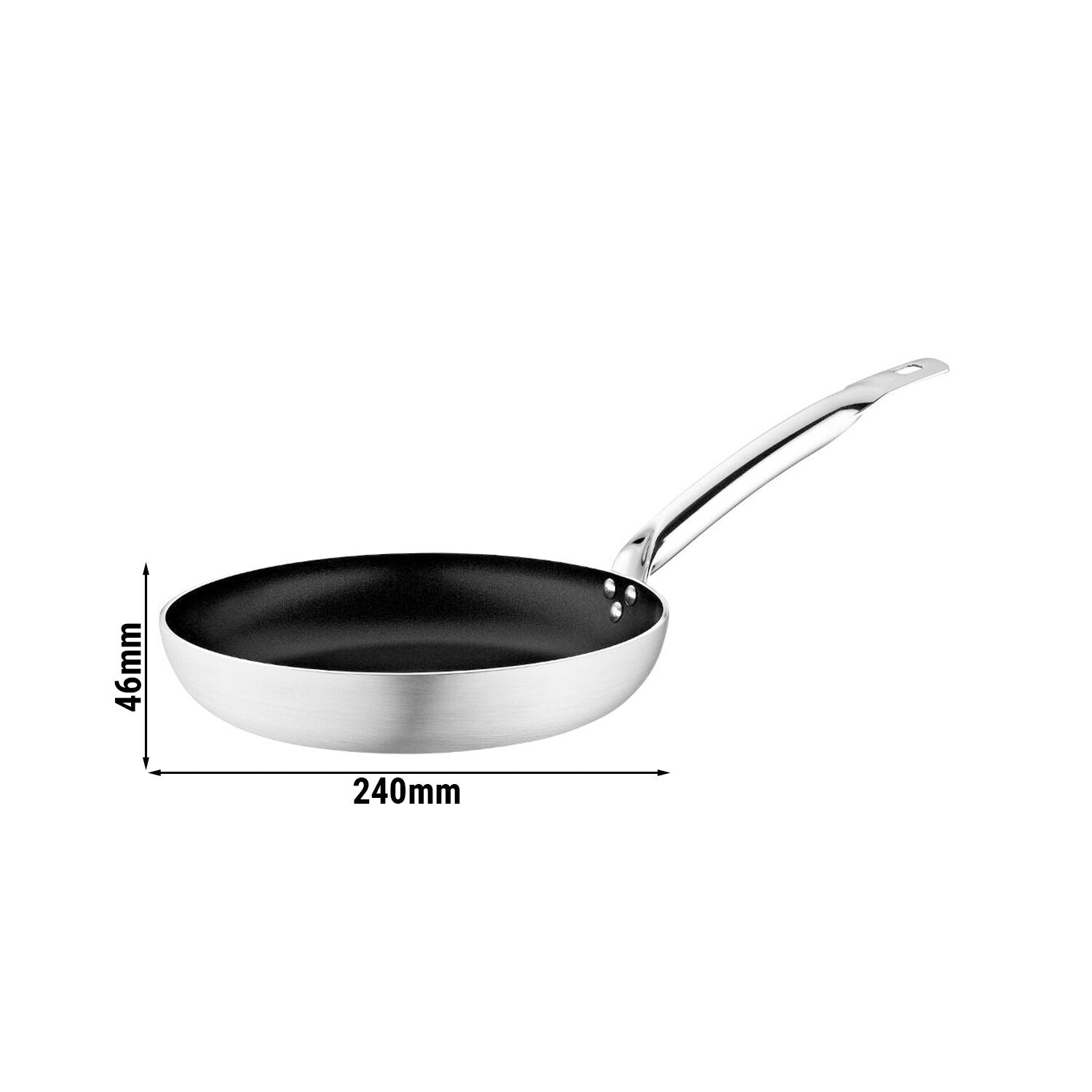 Aluminum Frying Pan - Ø 24 cm