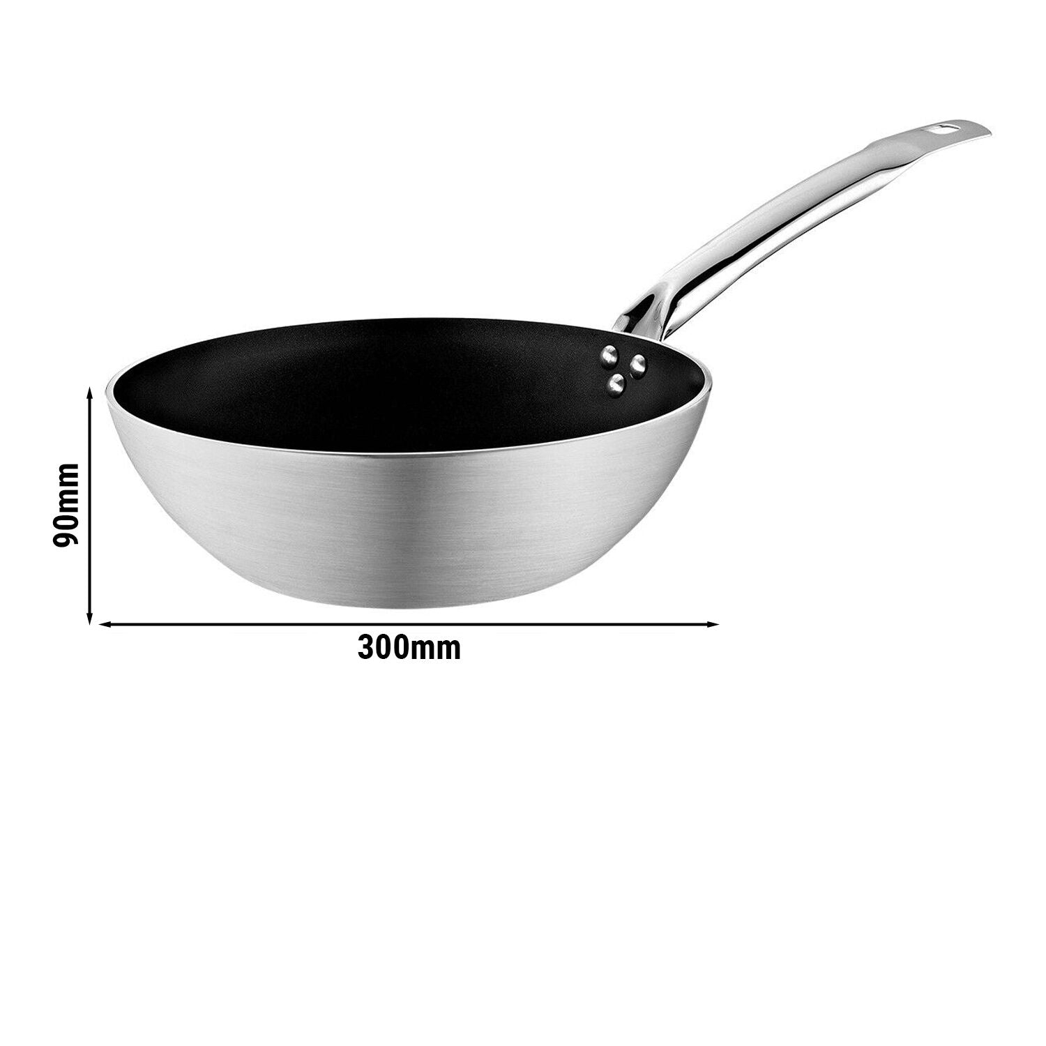 Aluminum Wok Pan - Ø 30 cm