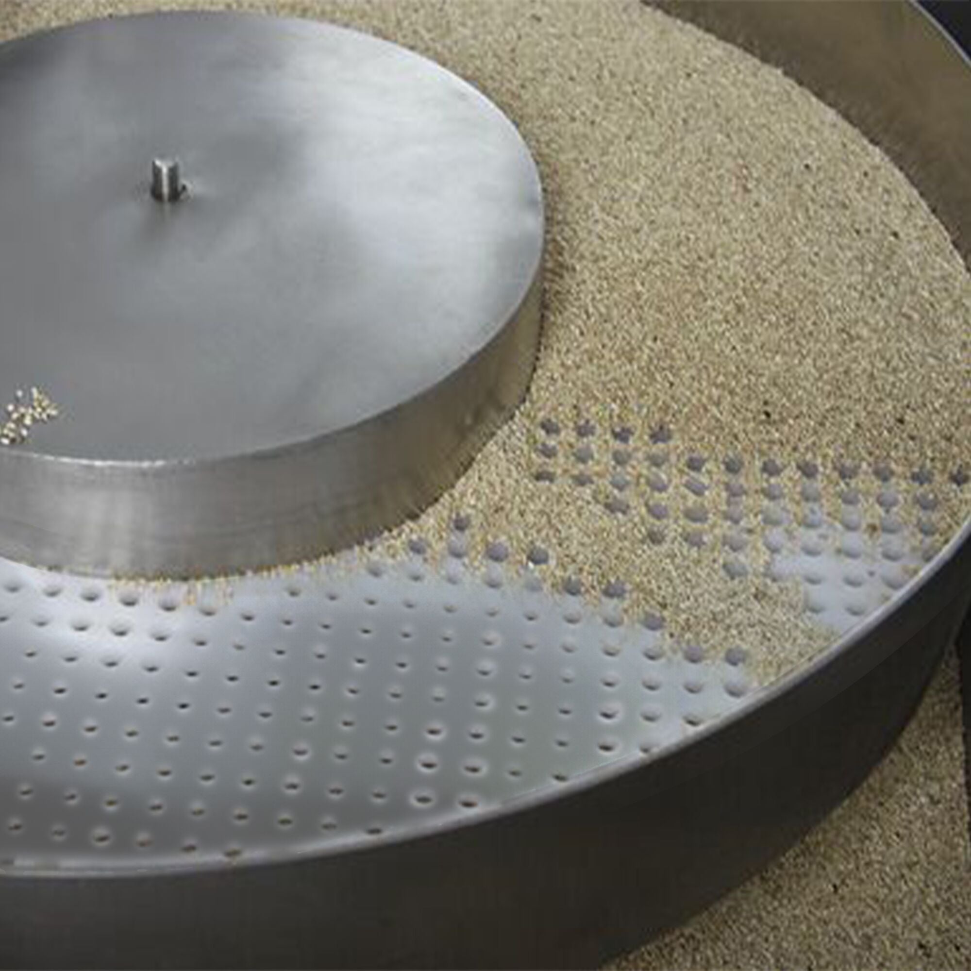 Fork knife spoon polishing machine - 600 watt - Uvc lamp & wheel - 1 granule filling