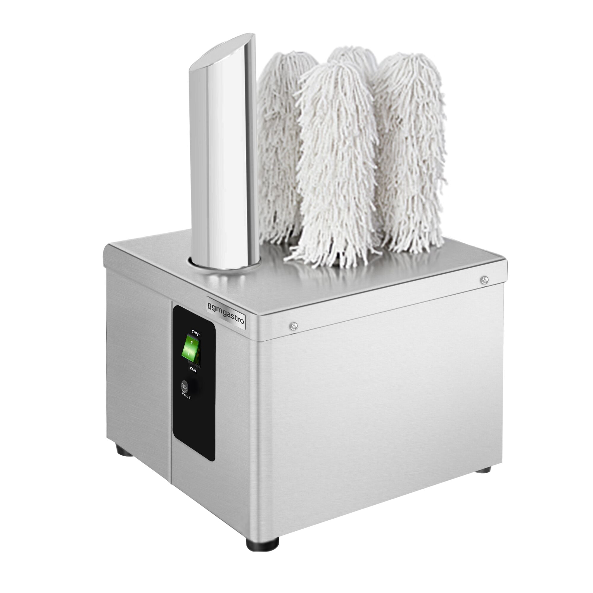 Cup polishing machine - 1,49kw - 5 rotating brushes