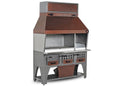 Wall Mounted Coal Grill - 1.6m