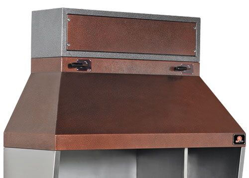 Wall Mounted Coal Grill - 1.6m
