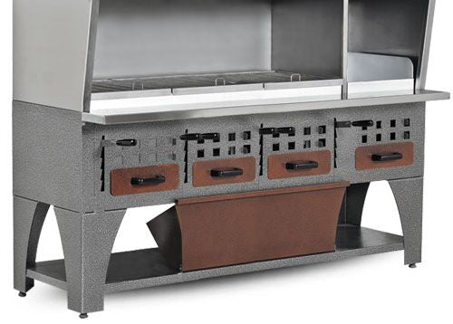 Wall Mounted Coal Grill - 2,15m