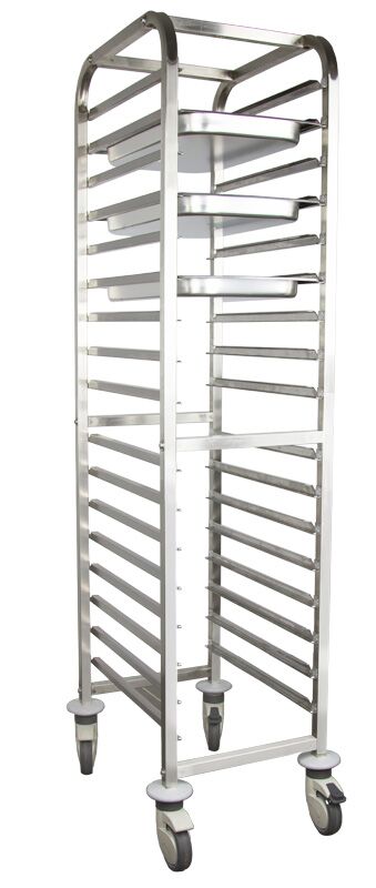 Tray transport car - 15x EN 37 x 53 cm