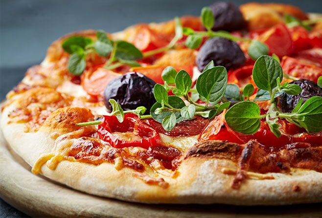 Gas Pizza Oven - 11x 25 cm - Manuel - (Black)