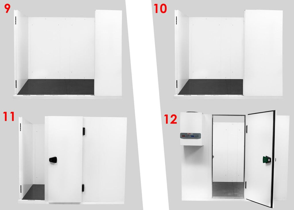 Deep Freezer Room - 1200x1200mm - 1,6m³ - Including Curtain