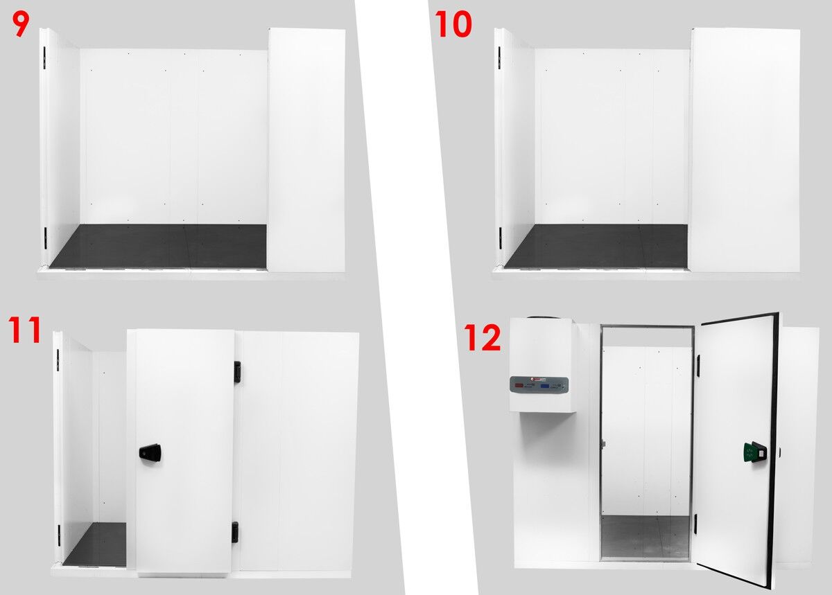 Deep Freezer Room - 1200x1200mm - 1,6m³ - Including Curtain