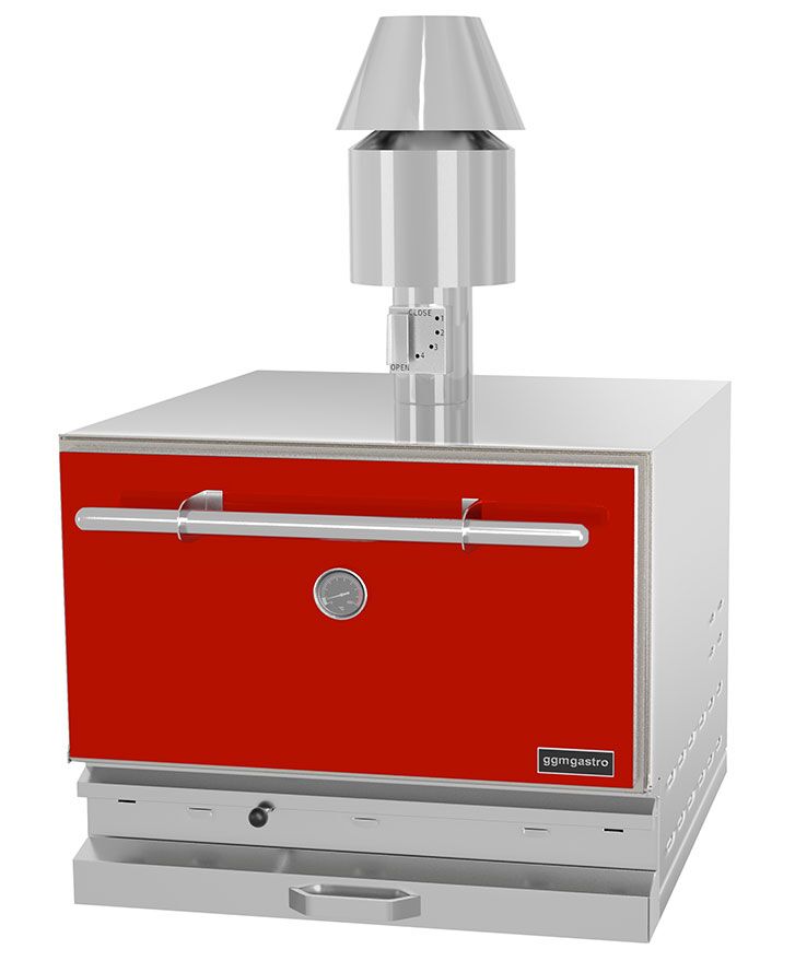 Wood coal oven - red