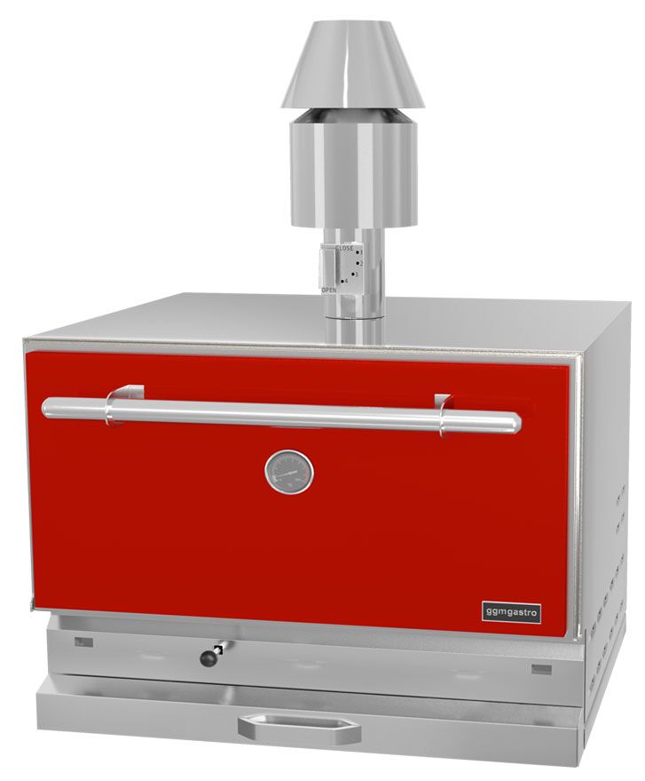 Wood coal oven - red