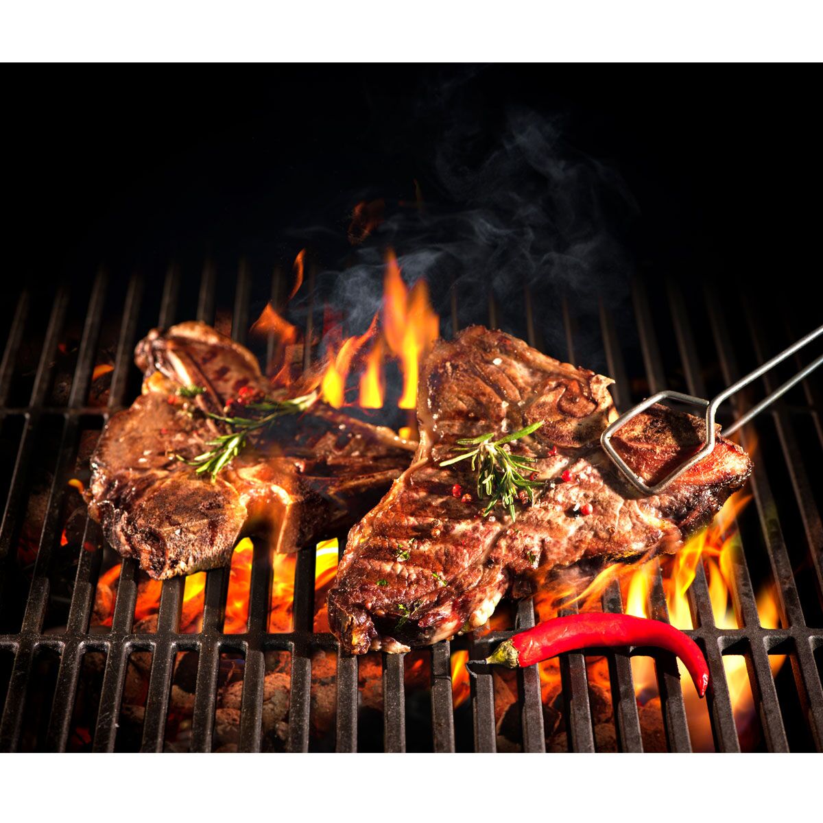 Wood coal oven - red