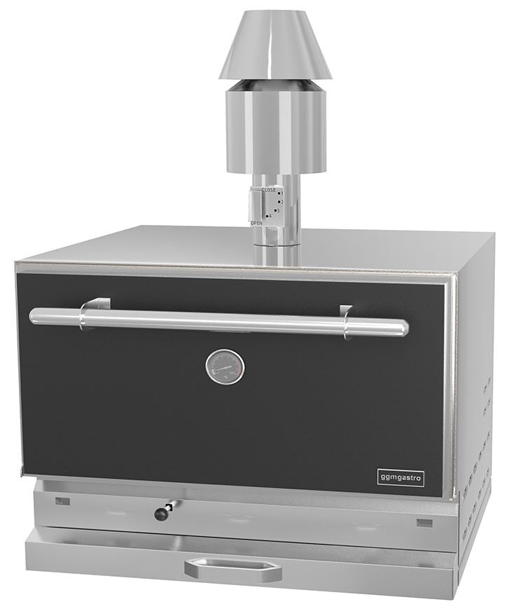 Wood coal oven - black