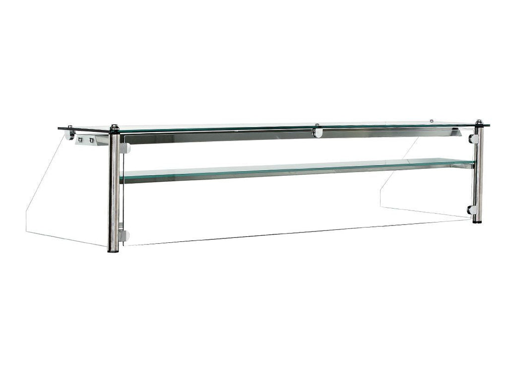 Glass top for the cash register - 1.5 m