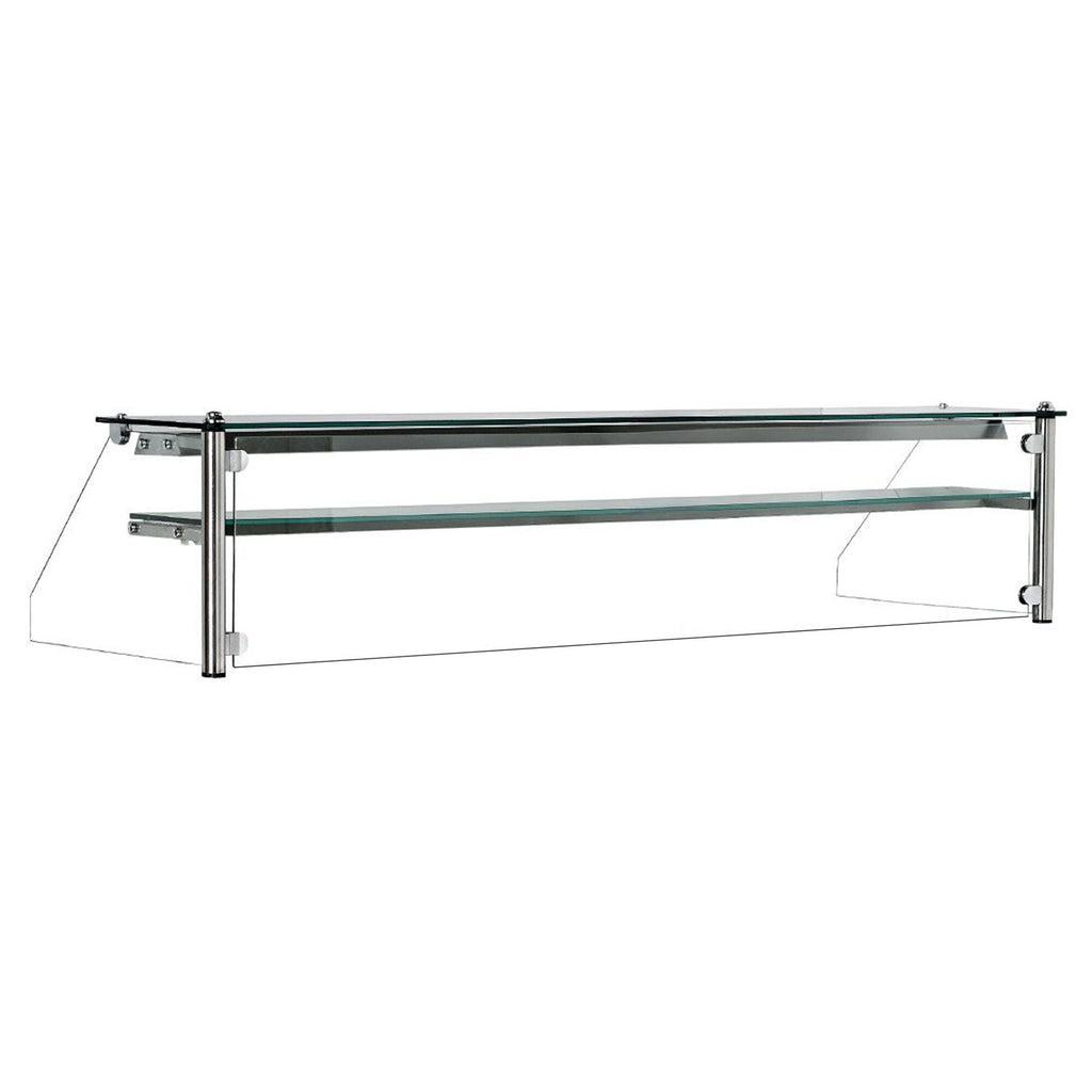 Glass top for the cash register counter - 1.8 m