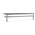 Glass top for the cash register counter - 1.8 m