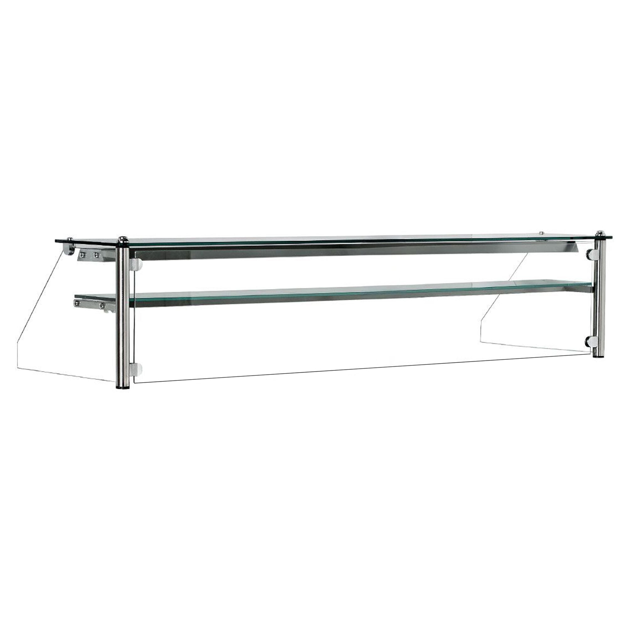Glass top for the cash register counter - 1.8 m