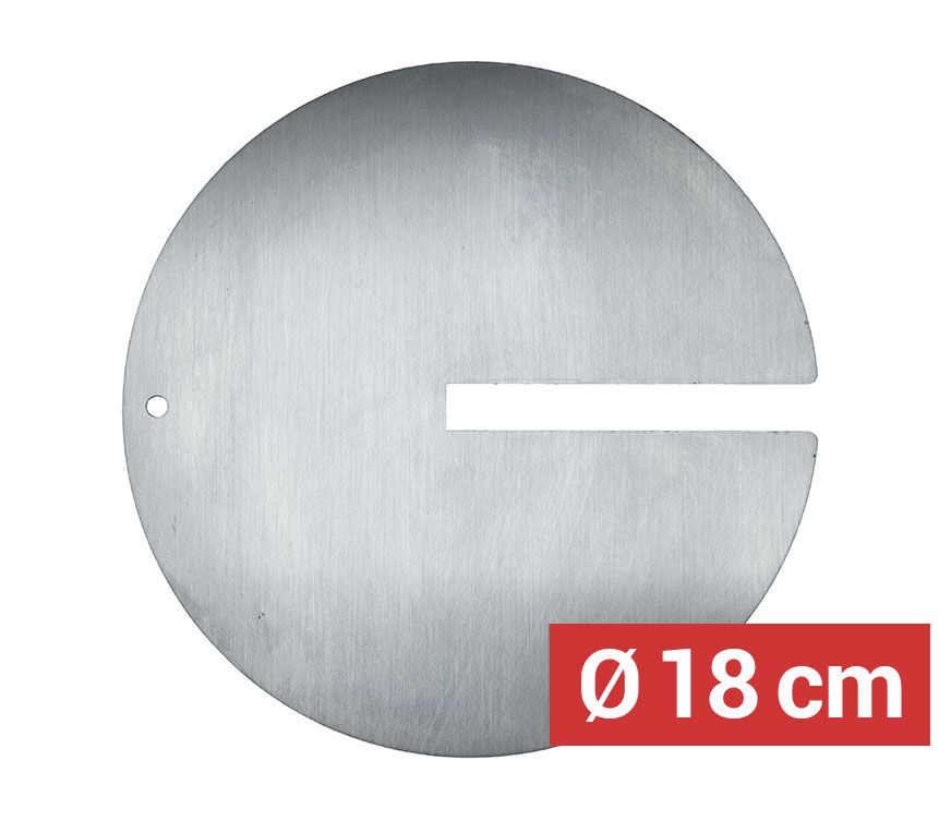 Meat sheet - slot - Ø 18 cm