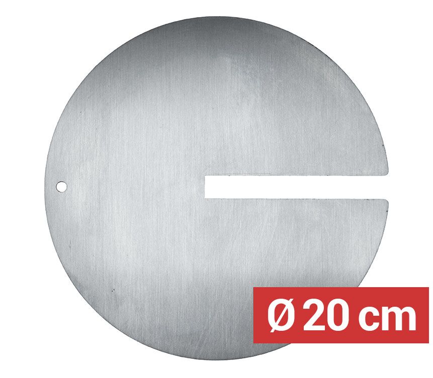 Meat sheet - slot - Ø 20 cm