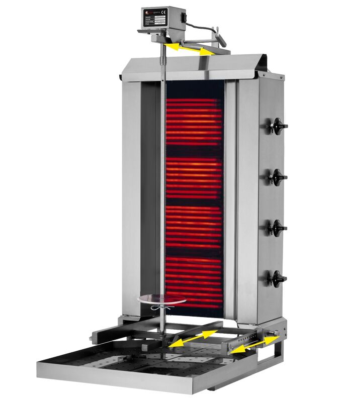Electric Doner Quarry - Moving Body - 4 -eyed - Max. 60 kg - including wings