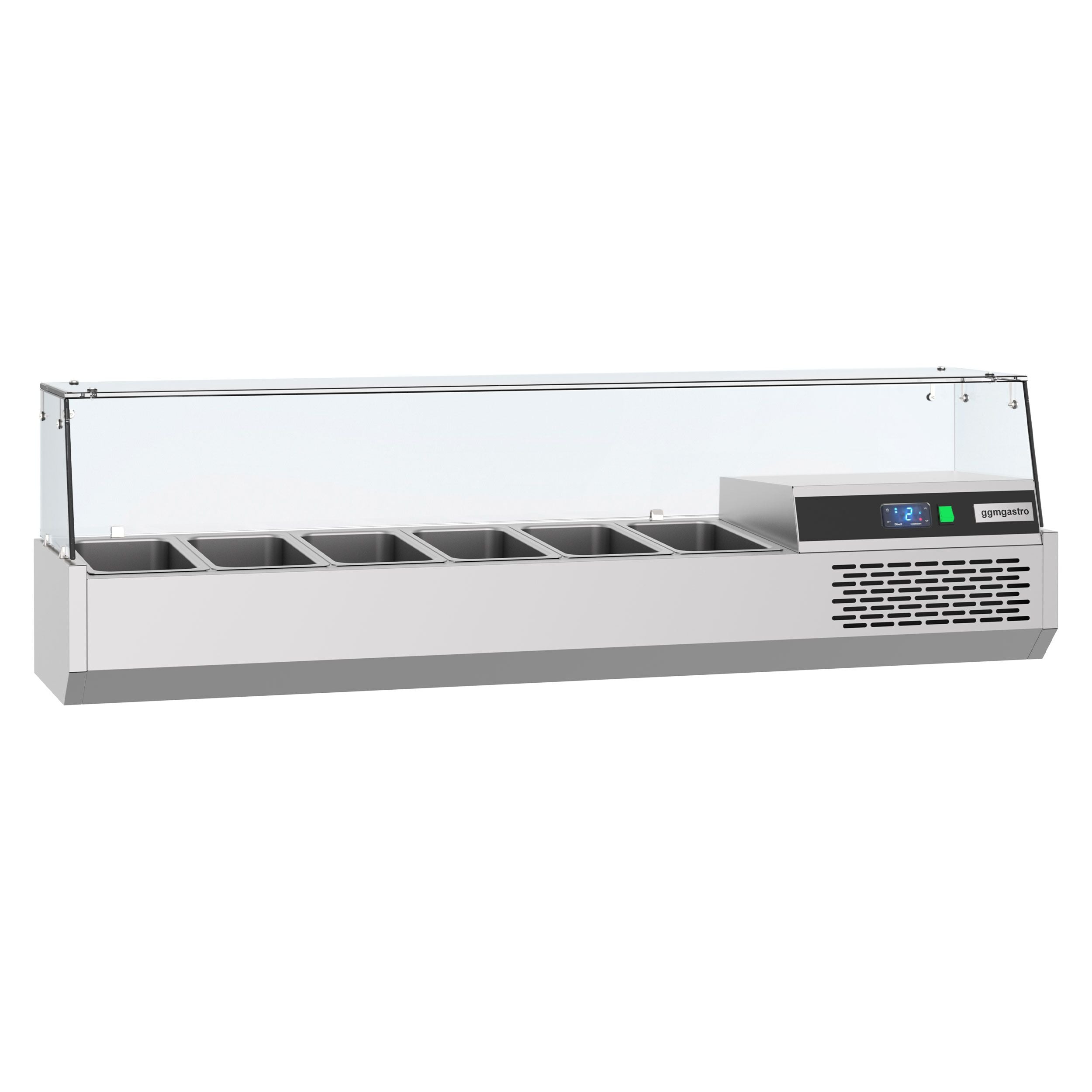 Cooled Exhibition Unit Premium - 1550x390 mm - 6 x gn 1/3