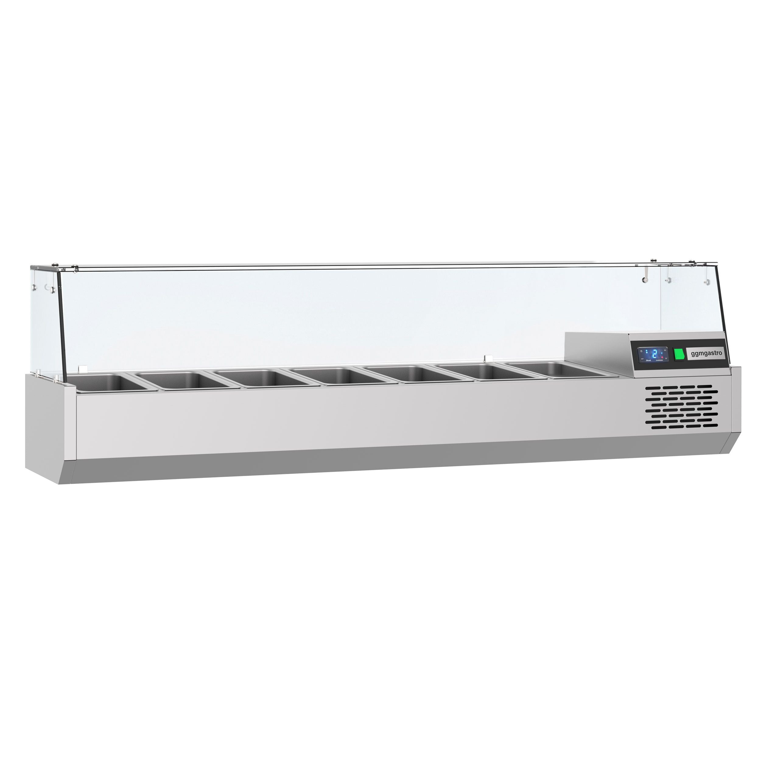 LED LIGHT COOLED WINTER PREMIUM - 1600x390mm - 6x GN 1/3