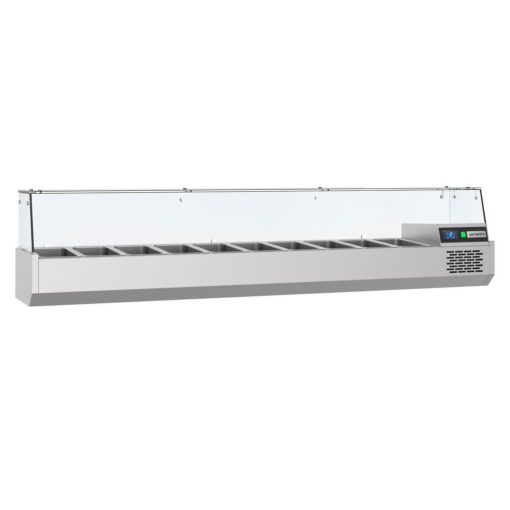 Cools Exhibition Unit Premium - 2100x390 mm - 10 x gn 1/3
