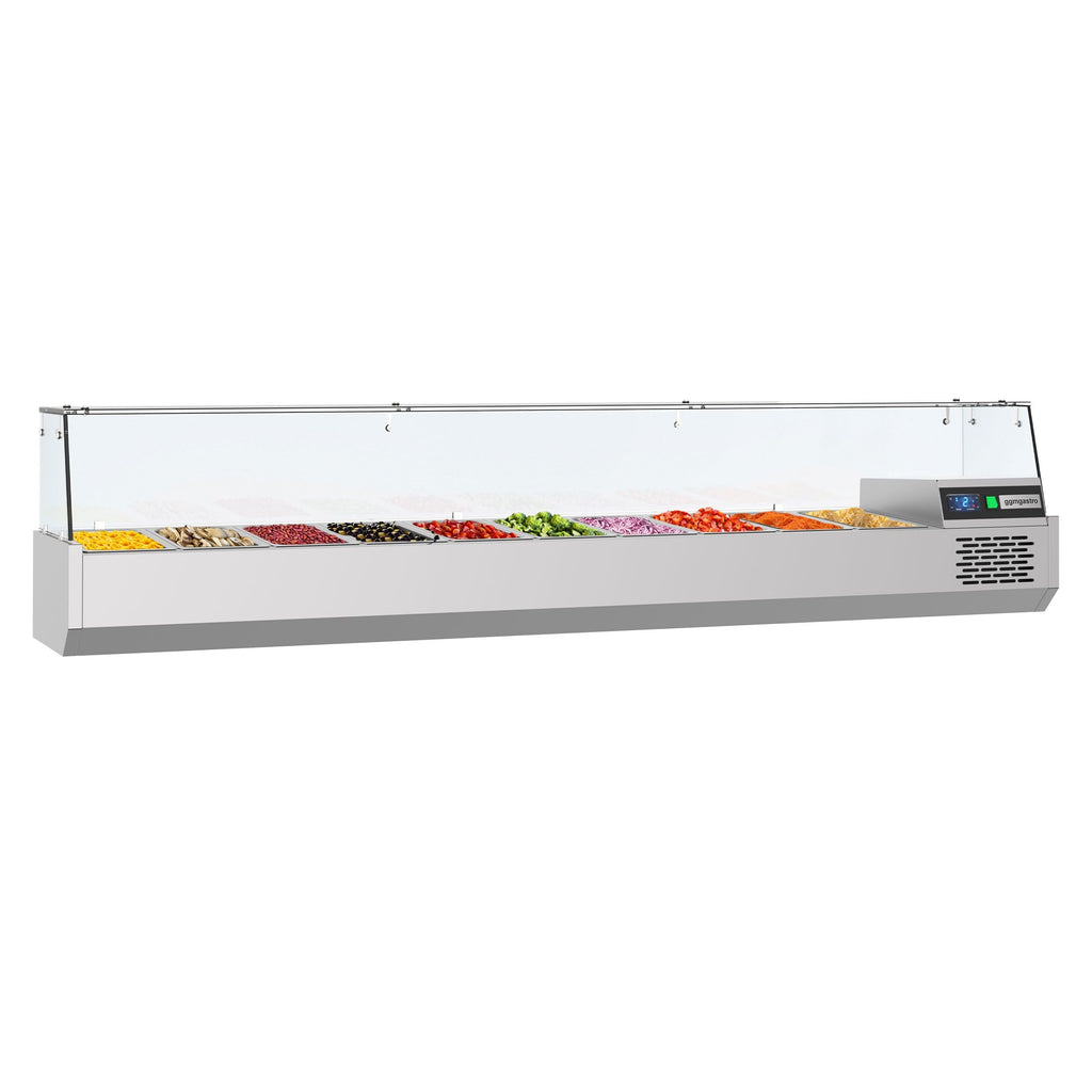 Cools Exhibition Unit Premium - 2100x390 mm - 10 x gn 1/3