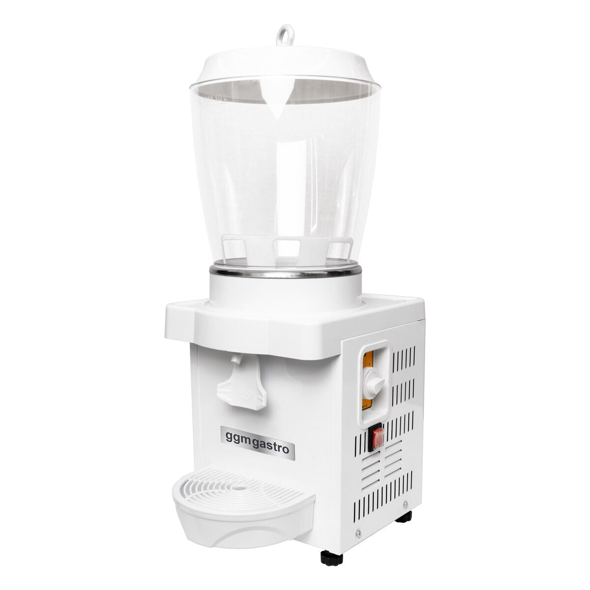 Buttermilk / fruit juice dyspenser - 10 liters - white