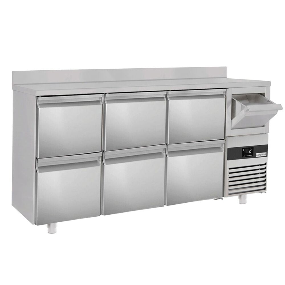 Bar Type & Soft Driver Refrigerator Premium- 2130x600mm - 6 drawer 1/2, Back & Telve bucket