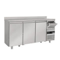 Bar type & soft drink refrigerator PremIum- 2130x600mm - 3 Doors, Back & Telve Bond