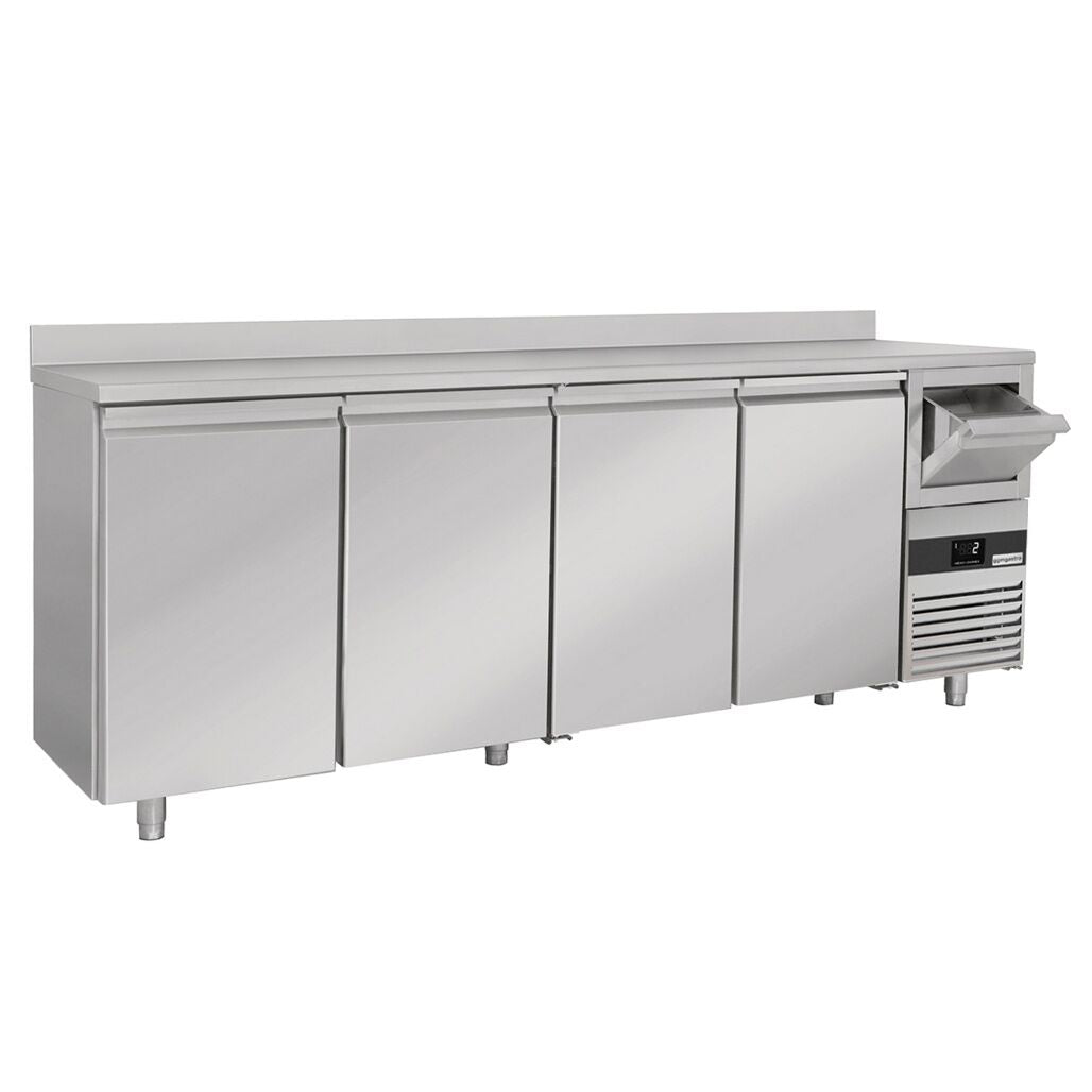 Bar type & soft drink refrigerator PremIum- 2690x600mm - 4 -door, back & telve bucket