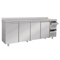 Bar type & soft drink refrigerator PremIum- 2690x600mm - 4 -door, back & telve bucket