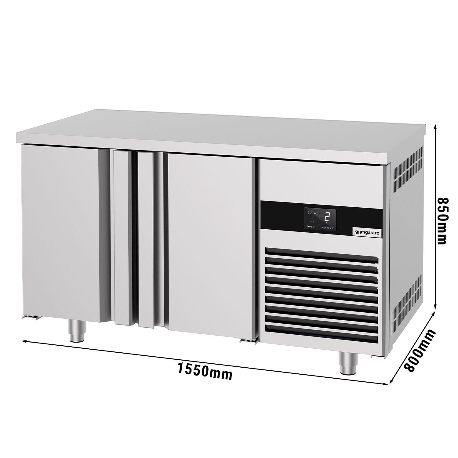Cools Patisserie counter premium - 1550x800 mm- 2 door