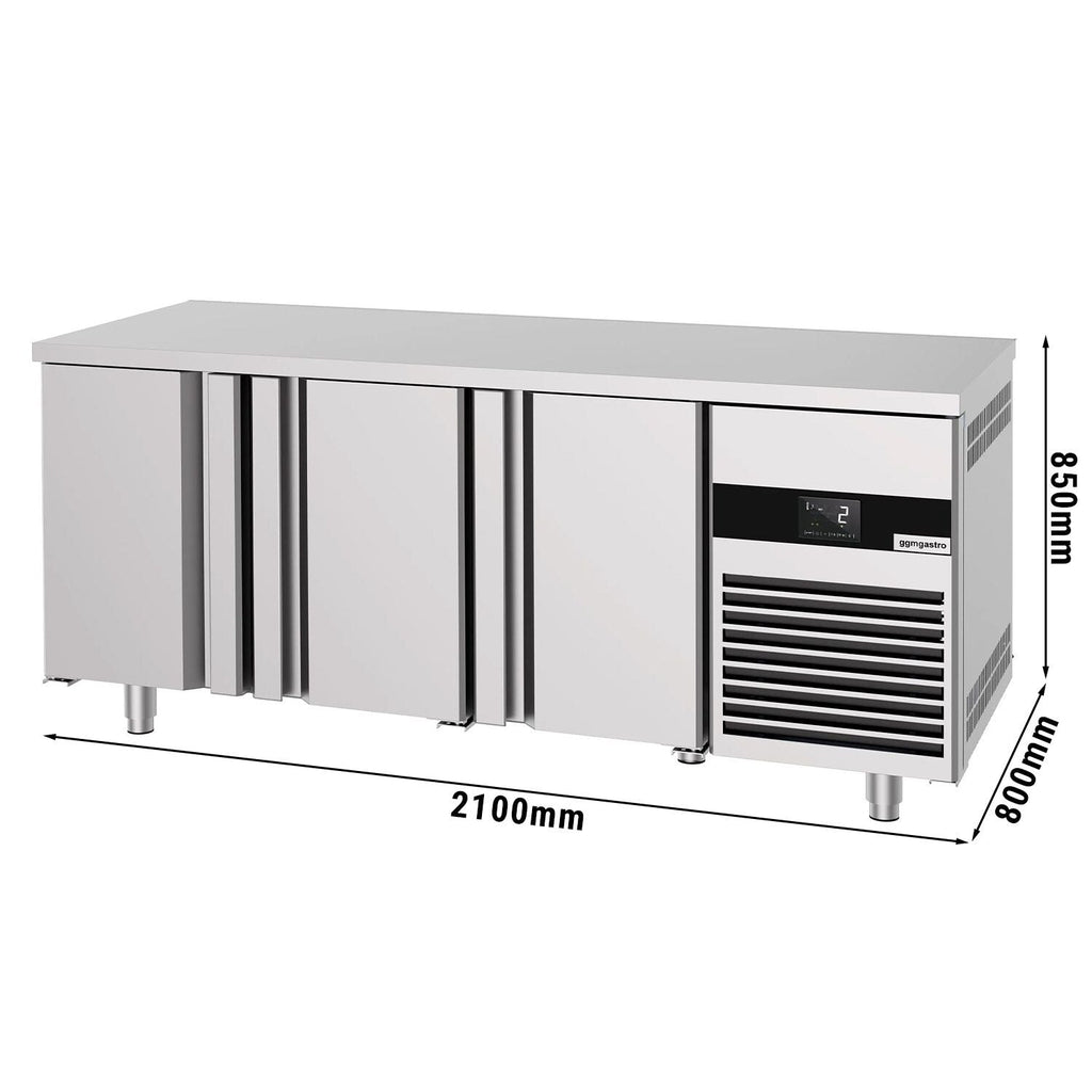 Cools Patisserie bench premıum- 2100x800mm - 3 doors