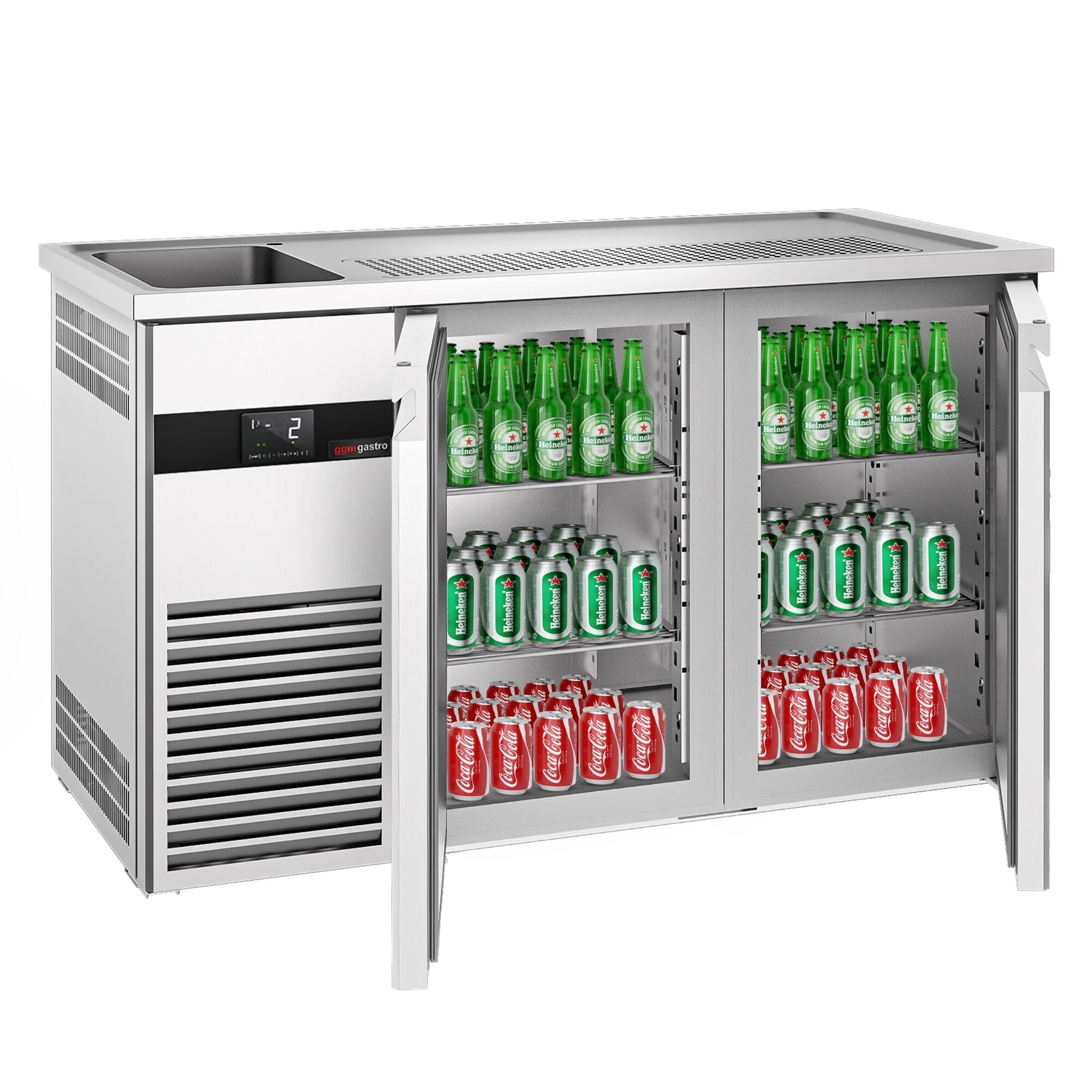 Beer counter premıum - 1550x700mm - 2 doors