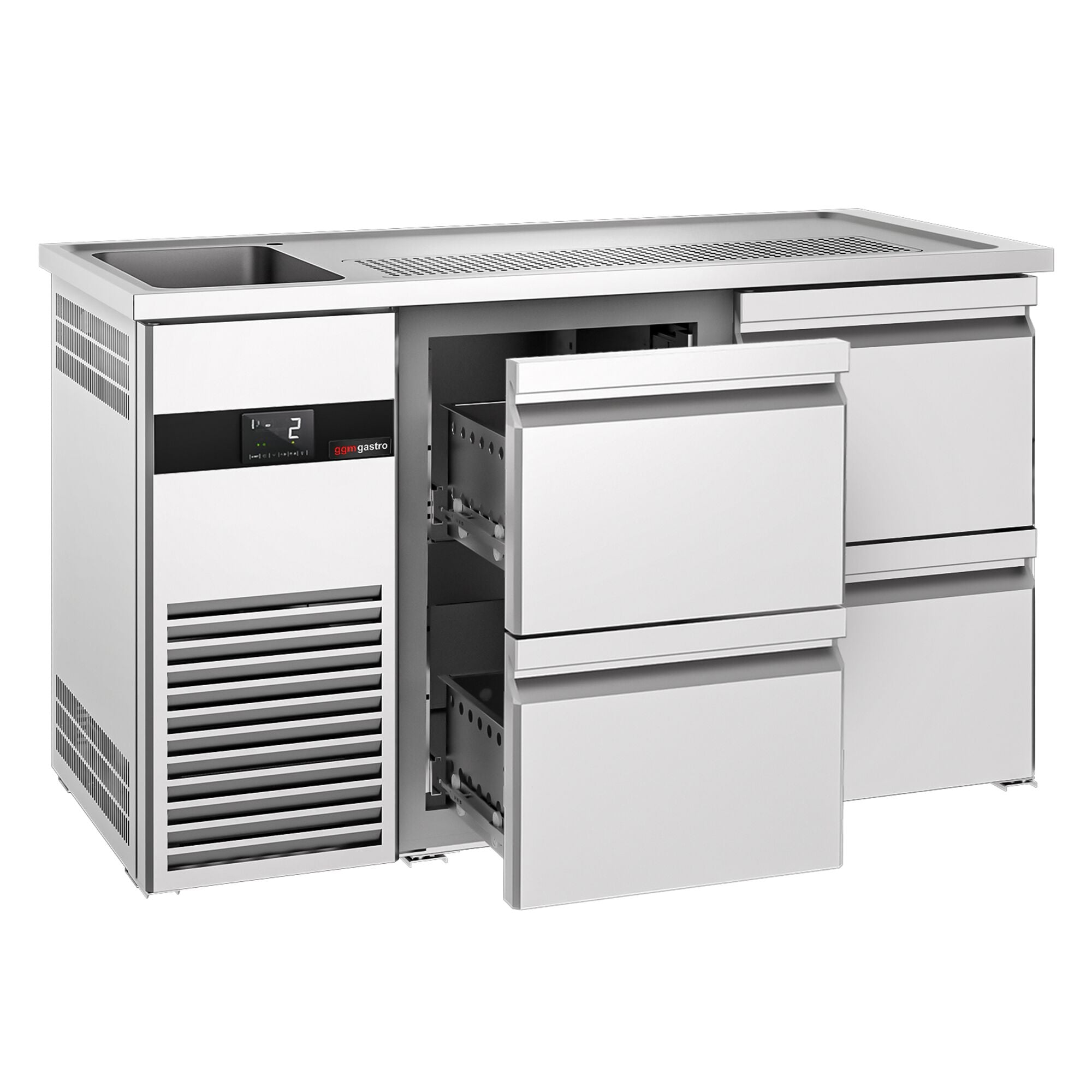 Beer counter premıum - 1550x700mm- 4 drawer