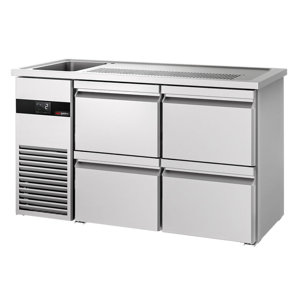Beer counter premıum - 1550x700mm- 4 drawer