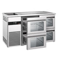 Beer counter premıum - 1550x700mm- 4 glass drawer