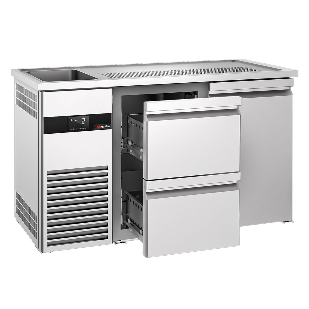 Beer counter - Premium Plus 1550x700mm - 1 Door and 2 Drawers