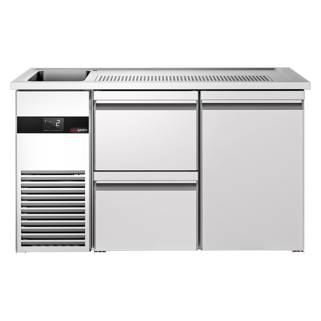 Beer counter - Premium Plus 1550x700mm - 1 Door and 2 Drawers